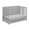 Graco Melrose Lit de bebe convertible 5-en-1 avec tiroir - Gris galet
