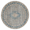 Tapis Traditionnel Lucia 5'0\" x 5'0\" en Bleu