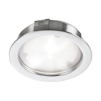 Lampe en forme de disque Cree de Dainolite à faisceau lumineux de 40°, avec fini blanc, ampoule à DEL de 4 W, entrée de 24 VCC, IRC80+ et 3 000 K