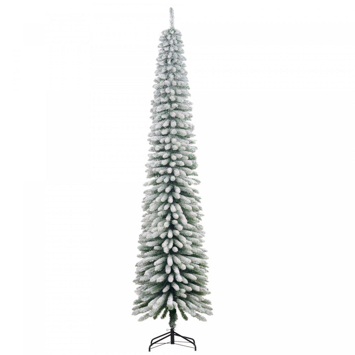 HOMCOM Arbre de Noel artificiel 9' avec branches realistes, Vert