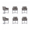 Ensemble de salle a manger moderne Serena 6 pieces en taupe