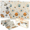 Qaba Tapis De Jeu Pour Bebe, Tapis D'eveil 77\" X 69\", Theme Astronaute