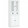 HOMCOM Armoire de rangement garde-manger de cuisine 61 \" avec etageres