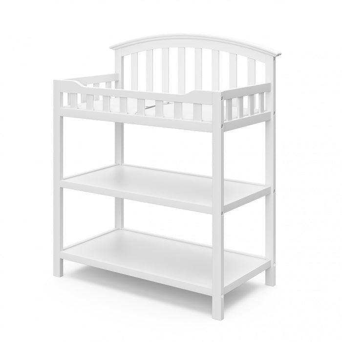 Table a langer Graco avec matelas a langer resistant a l’eau – Blanc