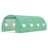 Outsunny Serre Tunnel De Plain-pied, Serre De 19 X 10 X 6,6 Pi, Vert