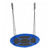 Outsunny 43.25\" Balancoire Enfant Corde Siege Suspendu Rond Jardin Aire De Jeu Jouet De Jeu En Plein Air, Pour Enfants 3-12 Ans, Bleu