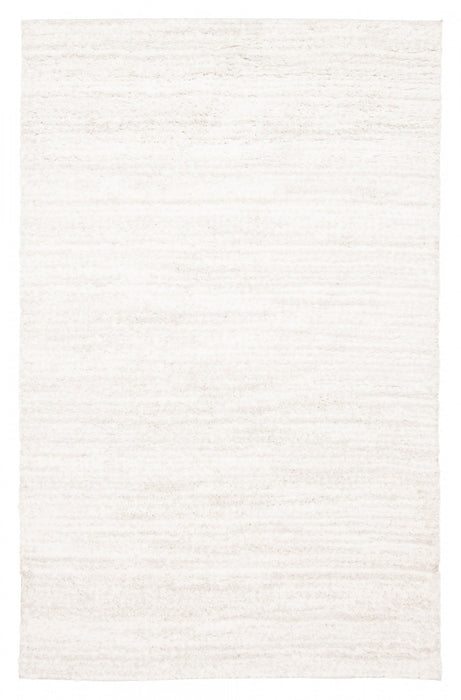 Carpette Yeti ivoire et grise - 5 pi 0 po x 8 pi 0 po 