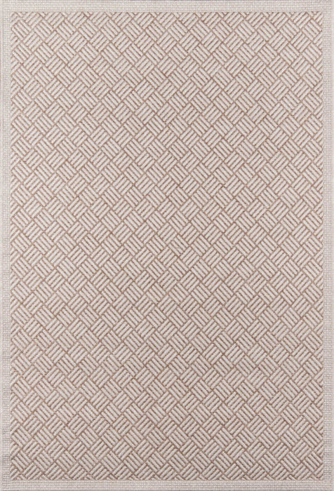 Tapis Contemporain Eve 6'7\" x 9'6\" en brun