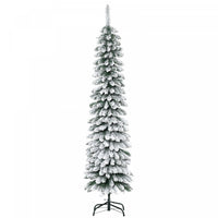 Homcom Arbre De Noel Artificiel Floque De Neige De 6ft