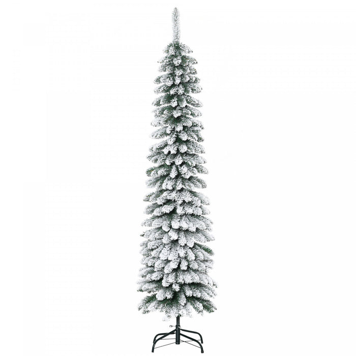 Homcom Arbre De Noel Artificiel Floque De Neige De 6ft