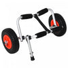 Soozier Chariot De Kayak Avec Roues Et Cadre En Aluminium, Argente