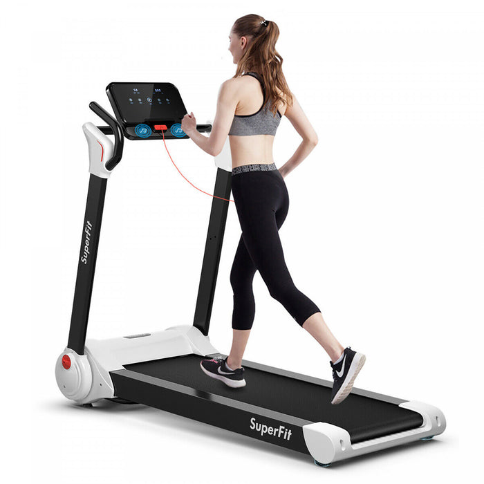 Tapis De Course Pliable 2,25cv Superfit Avec Haut-parleur Bluetooth