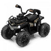 Costway 12v Enfants Rouler Sur Atv Electrique 4 Roues Quad 2 Vitesses W / Mp3 & Phares Noir