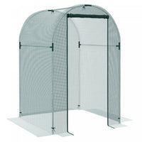Outsunny Cage De Culture, Tente De Protection Des Plantes De 4' X 4', Vert