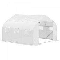 Outsunny 15'x10'x7' Tunnel De Passage Pour Charges Lourdes, Serre Jardinage Abri De Plantation , Mai