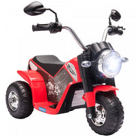 Aosom Kids Electric Motorcycle Ride-on Toy 3-roues Batterie Alimente Moto Rechargeable 6v Avec Klaxo