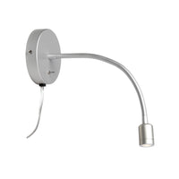 Applique murale Wynne de Dainolite avec fini argenté et ampoule à DEL de 3 W