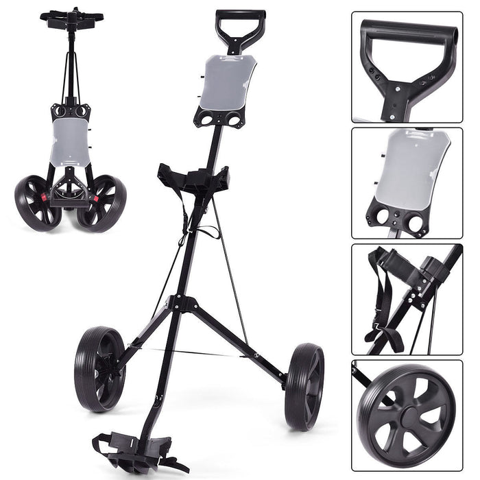 Chariot De Golf 2 Roues Pliable