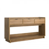 Console Simply Modern de Prepac à 3 tiroirs - chêne naturel