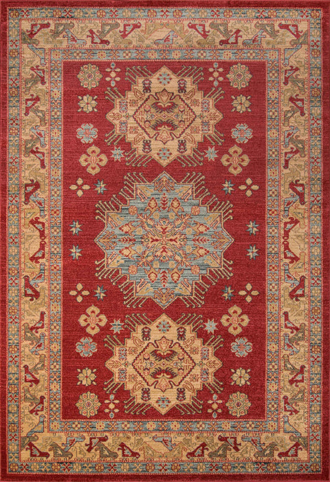 Tapis Traditionnel Mila 7'10\" x 9'10\" en Rouge