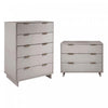 Ensemble de commode 2 pieces Granville Modern en gris clair