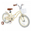 Prorider 16\" Enfants Velo Tout-petit Velo Reglable Avec Roue D'entrainement Pour 4-7 Ans Fille Beige