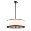 Lustre A 4 lampes High Street De 18 po, Noir