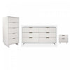Ensemble de commode 3 pieces Granville Modern en blanc