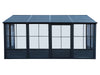 Florence - Solarium Mural 8x16 Toit Metal Noir