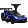 Qaba Voiture Electrique Sous Licence Maserati Gt2 6 V Pour Enfants, Alimentee Par Batterie, Avec Rangement Sous Le Siege, Phares Led, Musique Mp3, Pour 18 A 60 Mois, Bleu