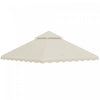 Outsunny Auvent De Remplacement Pour Tonnelle 10' X 10', 2 Niveaux, Blanc