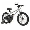 Velo Costway 18 Pouces Pour Enfants De 4 A 8 Ans Avec Selle Reglable Et Guidon Antiderapant Argent
