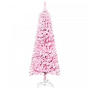 Homcom Arbre De Noel Artificiel Floque De Neige De 5 Pieds
