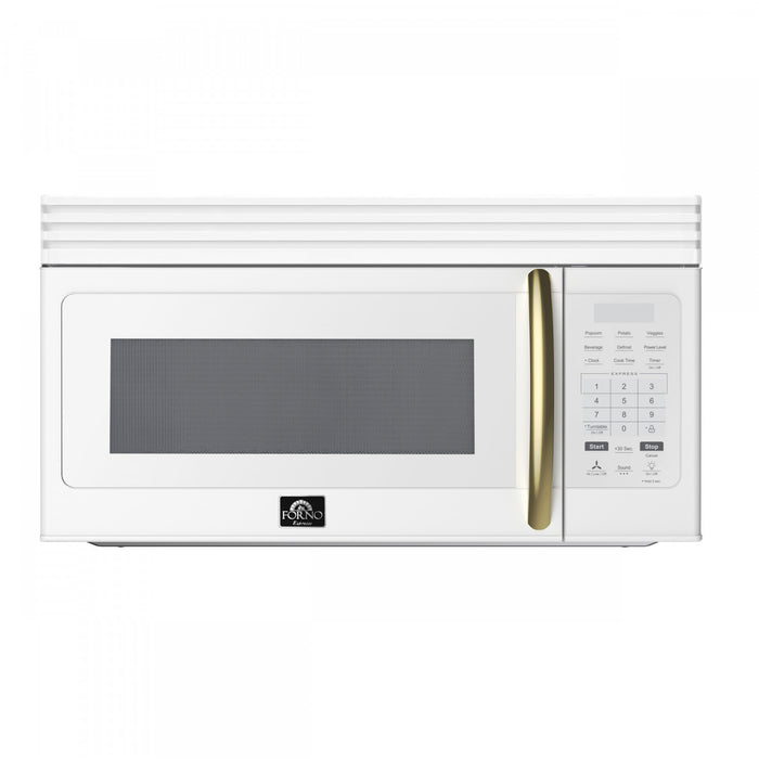 Four a micro-ondes Scalo 30 pouces,au-dessus de la cuisiniere, blanc, 1,6 pi³ - FOTR3007-30WHT