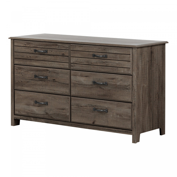 Ulysses Commode 6 tiroirs Chêne d'automne, de Meubles South Shore