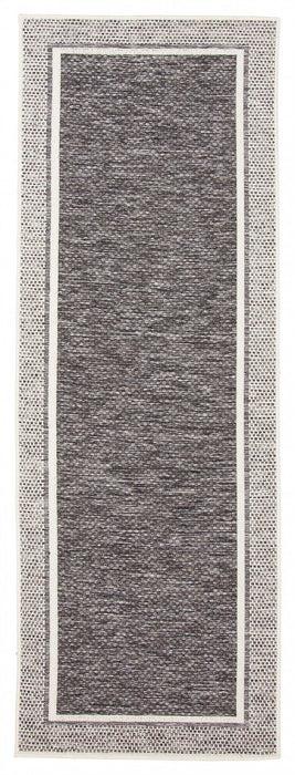 Carpette Brooks anthracite - 2 pi 8 po x 8 pi 2 po