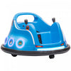Qaba Auto-tamponneuse 12 V Pour Enfants, Voiture Electrique Sous Licence Angry Bird Avec Deux Joysticks, Rotation A 360 Degres, Musique, Lumieres Led, Pour Les 3 A 5 Ans, Bleu