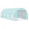 Outsunny 20x10x7ft Heavy Duty Walk-in Serre Exterieure Jardin Graine Plante Legumes Culture Chaude Maison Fleur Polytunnel Abri Vert
