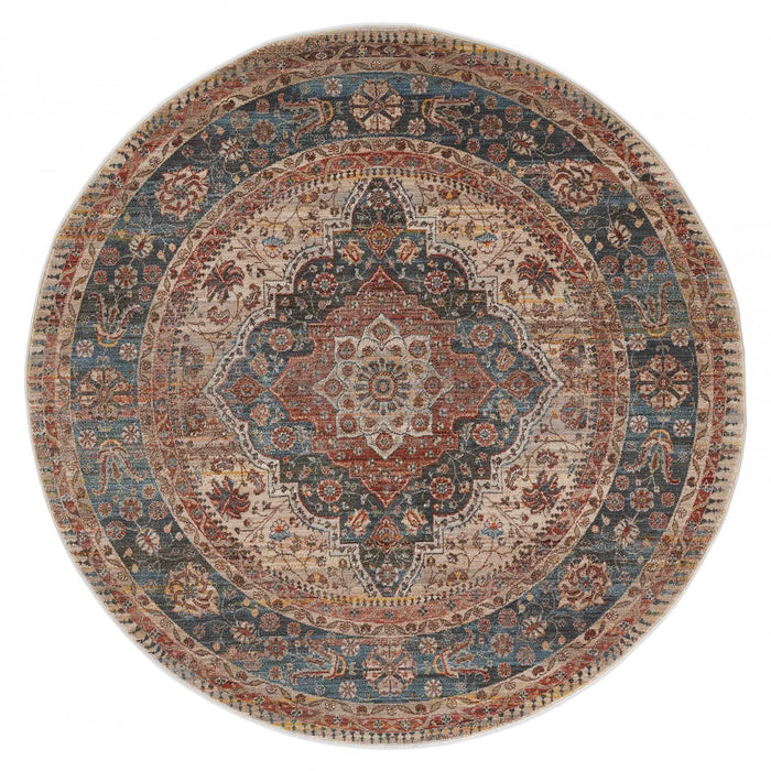 Tapis Traditionnel Irina 5'0\" x en Multi