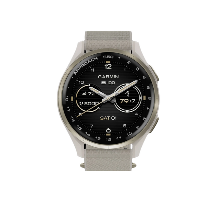  Cream Gold Aluminum Bezel With Ivory Comfortfit Nylon Band