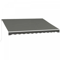 Outsunny Auvent Retractable Electrique 10' X 13' Avec Telecommande, Gris