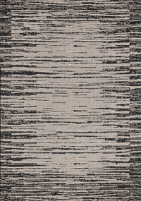 Tapis d'exterieur Jackson noir et gris vieilli, 7'10