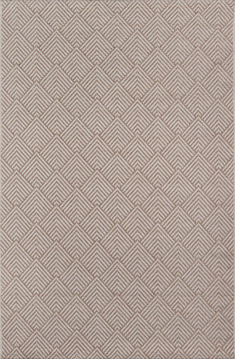 Tapis Contemporain Laura 6'7\" x 9'6\" en Ivoire