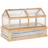 Outsunny Cadre Froid En Polycarbonate, Serre De Jardin Surelevee