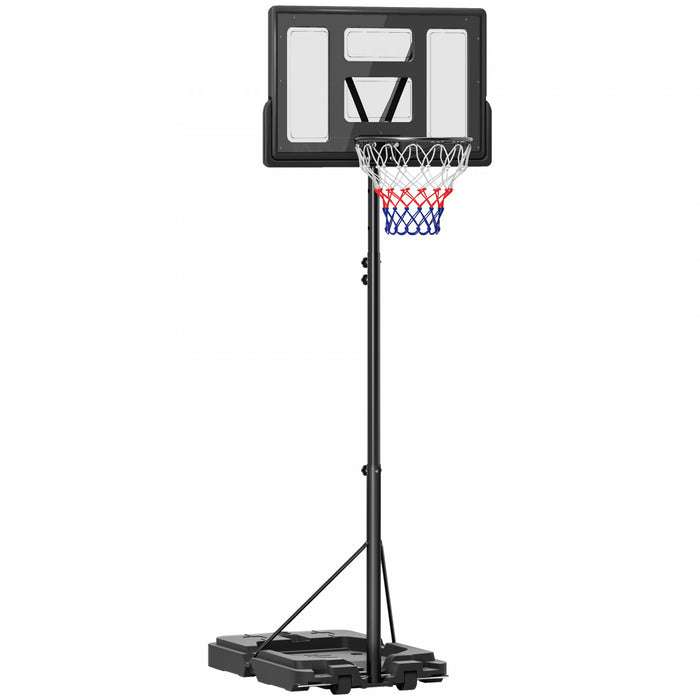 Soozier Panier De Basket-ball De 7.5-10pi Et Panneau Arriere De 43 Po