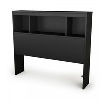 Spark Tete De Lit Bibliotheque - Noir Solide