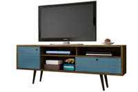 Meuble pour téléviseur Liberty de Manhattan Comfort de 70,86 po de style moderne du milieu du 20e si