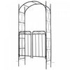 Outsunny - Arche De Jardin En Acier De 7 Pieds Avec Portes A Volutes Pour Les Ceremonies, Les Mariages, Les Fetes, Les Jardins Et Les Pelouses.