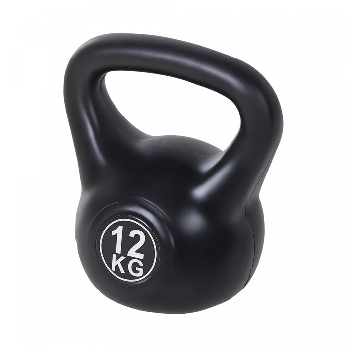 Soozier Kettlebell de fitness 26 lb, poids d'exercice en plastique