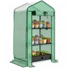 Outsunny Mini Serre avec Toit en Maille, Petite Serre Portable, Vert